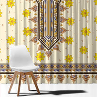 Enkutatash Dashiki Adey Abeba Pattern Window Curtain - Wonder Print Shop