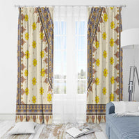 Enkutatash Dashiki Adey Abeba Pattern Window Curtain - Wonder Print Shop