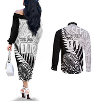 custom-new-zealand-silver-fern-rugby-couples-matching-off-the-shoulder-long-sleeve-dress-and-long-sleeve-button-shirts-aotearoa-maori-black-version