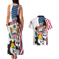 United States Labor Day Couples Matching Tank Maxi Dress and Hawaiian Shirt Happy Labor Day 4th September - Wonder Print Shop