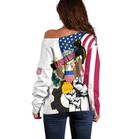 United States Labor Day Off Shoulder Sweater Happy Labor Day 4th September - Wonder Print Shop