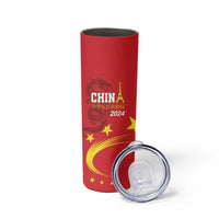 China 2024 Skinny Tumbler Chinese Dragon Yellow Star - Wonder Print Shop