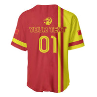 Custom China Baseball Jersey Chinese Dragon With Eiffel Tower - Wonder Print Shop