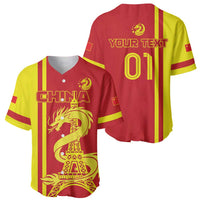 Custom China Baseball Jersey Chinese Dragon With Eiffel Tower - Wonder Print Shop