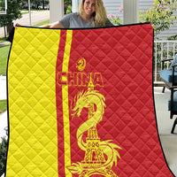 Custom China Quilt Chinese Dragon With Eiffel Tower - Wonder Print Shop