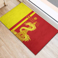 Custom China Rubber Doormat Chinese Dragon With Eiffel Tower - Wonder Print Shop