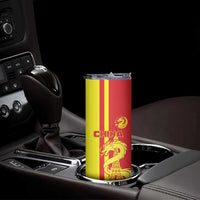 China Skinny Tumbler Chinese Dragon With Eiffel Tower - Wonder Print Shop