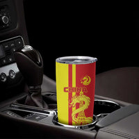 China Tumbler Cup Chinese Dragon With Eiffel Tower - Wonder Print Shop