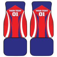 Custom Taiwan Car Mats Taiwanese Sporty Flag Style - Wonder Print Shop