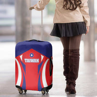 Custom Taiwan Luggage Cover Taiwanese Sporty Flag Style - Wonder Print Shop