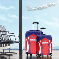 Custom Taiwan Luggage Cover Taiwanese Sporty Flag Style - Wonder Print Shop