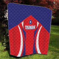 Custom Taiwan Quilt Taiwanese Sporty Flag Style - Wonder Print Shop