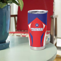 Taiwan Tumbler Cup Taiwanese Sporty Flag Style - Wonder Print Shop