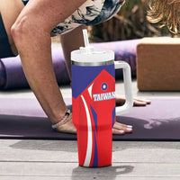Taiwan Tumbler With Handle Taiwanese Sporty Flag Style - Wonder Print Shop