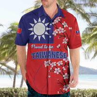 Personalized Proud To Be Taiwanese Hawaiian Shirt Flag Map Plum Blossom - Wonder Print Shop