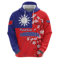 Personalized Proud To Be Taiwanese Hoodie Flag Map Plum Blossom - Wonder Print Shop