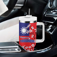 Proud To Be Taiwanese Tumbler With Handle Flag Map Plum Blossom - Wonder Print Shop