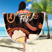 Oktoberfest German Beer Festival Celebration Beach Blanket - Wonder Print Shop