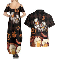 Oktoberfest German Beer Festival Celebration Couples Matching Summer Maxi Dress and Hawaiian Shirt - Wonder Print Shop