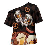 Oktoberfest German Beer Festival Celebration Cross Shoulder Shirt - Wonder Print Shop