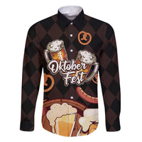 Oktoberfest German Beer Festival Celebration Family Matching Short Sleeve Bodycon Dress and Hawaiian Shirt - Wonder Print Shop