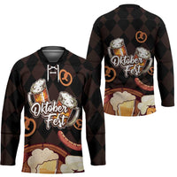 Oktoberfest German Beer Festival Celebration Hockey Jersey - Wonder Print Shop