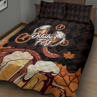 Oktoberfest German Beer Festival Celebration Quilt Bed Set - Wonder Print Shop