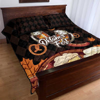 Oktoberfest German Beer Festival Celebration Quilt Bed Set - Wonder Print Shop