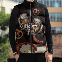 Oktoberfest German Beer Festival Celebration Sleeveless Puffer Jacket - Wonder Print Shop