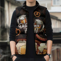 Oktoberfest German Beer Festival Celebration Sleeveless Puffer Jacket - Wonder Print Shop