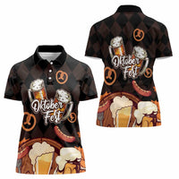 Oktoberfest German Beer Festival Celebration Women Polo Shirt - Wonder Print Shop