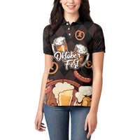 Oktoberfest German Beer Festival Celebration Women Polo Shirt - Wonder Print Shop