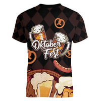 Oktoberfest German Beer Festival Celebration Women V-Neck T-Shirt - Wonder Print Shop