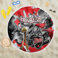 Trinbago Cricket Knight Riders Champion Beach Blanket - Wonder Print Shop