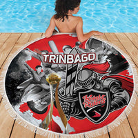 Trinbago Cricket Knight Riders Champion Beach Blanket - Wonder Print Shop