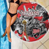 Trinbago Cricket Knight Riders Champion Beach Blanket - Wonder Print Shop