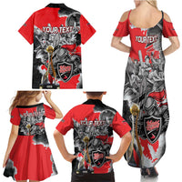 Personalized Trinbago Cricket Knight Riders Champion Family Matching Summer Maxi Dress and Hawaiian Shirt - Wonder Print Shop