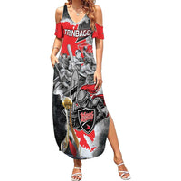 Personalized Trinbago Cricket Knight Riders Champion Family Matching Summer Maxi Dress and Hawaiian Shirt - Wonder Print Shop