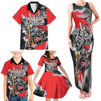 Personalized Trinbago Cricket Knight Riders Champion Family Matching Tank Maxi Dress and Hawaiian Shirt - Wonder Print Shop