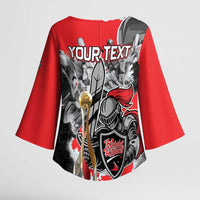 Personalized Trinbago Cricket Knight Riders Champion Kimono Sleeve Blouse - Wonder Print Shop