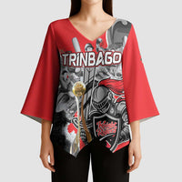Personalized Trinbago Cricket Knight Riders Champion Kimono Sleeve Blouse - Wonder Print Shop