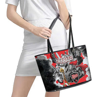Trinbago Cricket Knight Riders Champion Leather Tote Bag - Wonder Print Shop