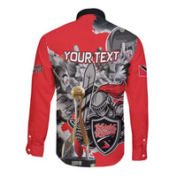 Personalized Trinbago Cricket Knight Riders Champion Long Sleeve Button Shirt - Wonder Print Shop
