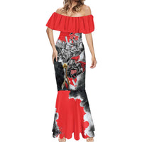 Personalized Trinbago Cricket Knight Riders Champion Mermaid Dress - Wonder Print Shop