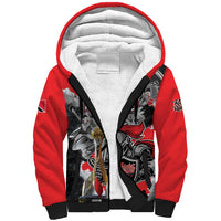 Personalized Trinbago Cricket Knight Riders Champion Sherpa Hoodie - Wonder Print Shop