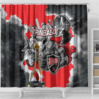 Trinbago Cricket Knight Riders Champion Shower Curtain - Wonder Print Shop