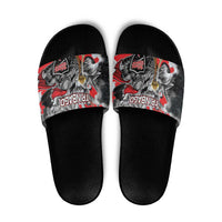 Trinbago Cricket Knight Riders Champion Slide Sandals - Wonder Print Shop
