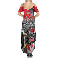 Personalized Trinbago Cricket Knight Riders Champion Summer Maxi Dress - Wonder Print Shop