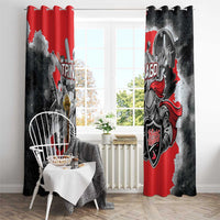 Trinbago Cricket Knight Riders Champion Window Curtain - Wonder Print Shop