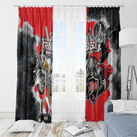 Trinbago Cricket Knight Riders Champion Window Curtain - Wonder Print Shop